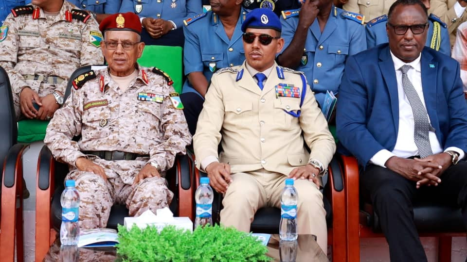 Somali Police Commissioner attends the 47th anniversary of the Djiboutian Police Force