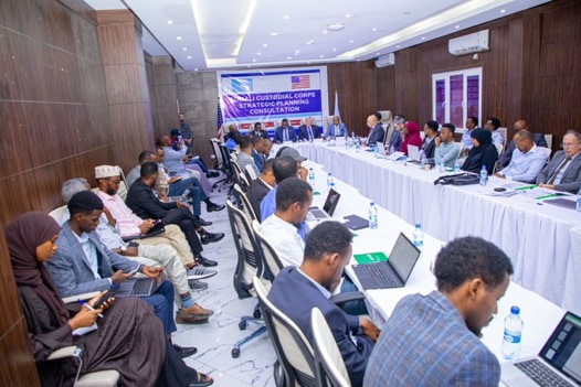 Minister of Justice opens Somali Custodial Corps Strategic Planning Consultation in Mogadishu