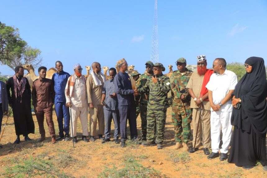 Jubbaland Security Minister Receives Livestock Donation from Liberated Areas
