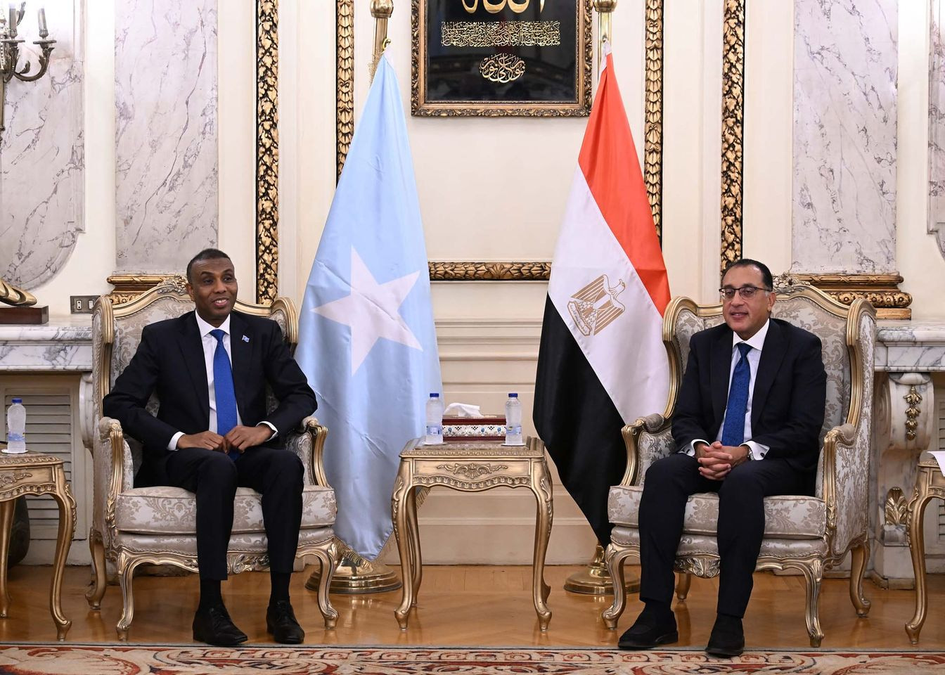 Somali Prime Minister Visits Cairo, holds meeting with his Egyptian Counterpart