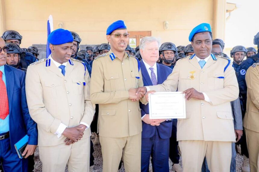 Chief of Police Presides Over Completion of Training for New Police Officers