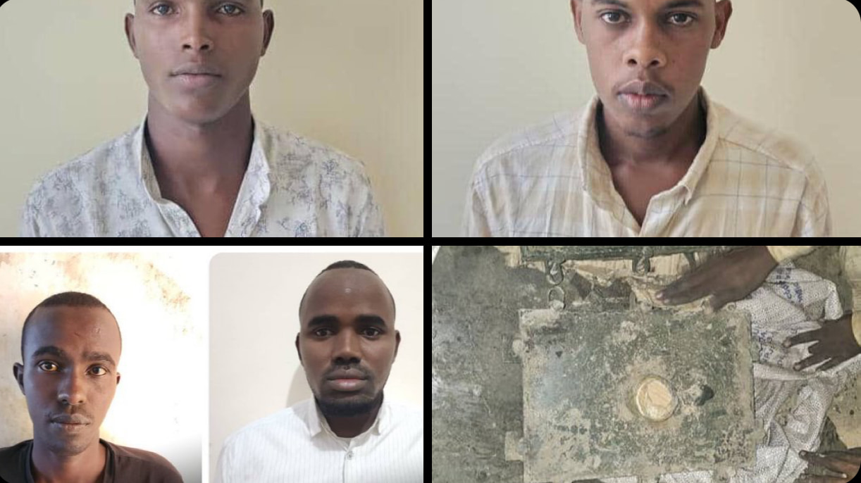 NISA apprehends 4 Al-Shabaab militants carrying IEDs in Mogadishu