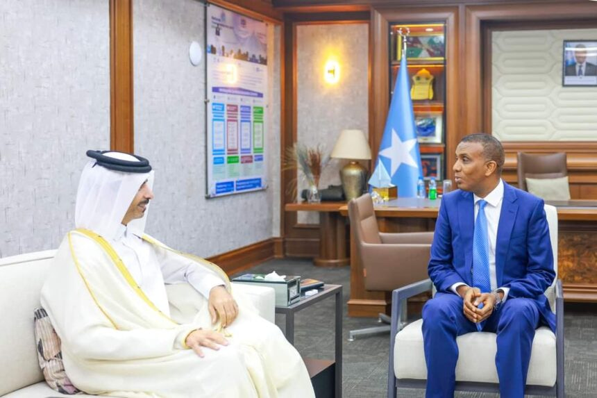 Prime Minister Hamse Meets Qatari Ambassador to Strengthen Bilateral Ties
