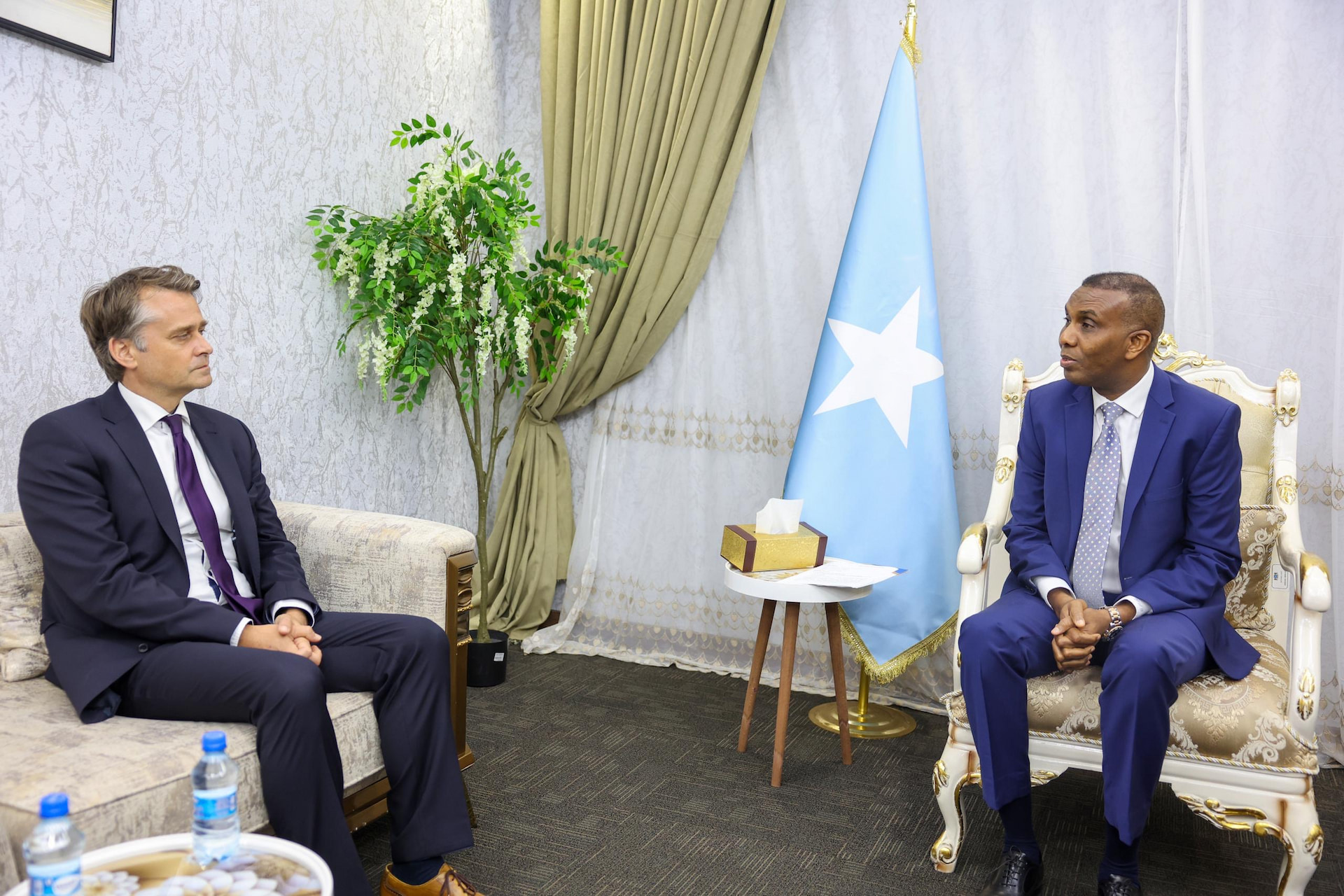 Prime Minister Hamza meets German Special Envoy to the Horn of Africa
