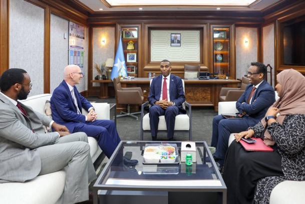 PM Hamza receives Acting Special Representative o the UNSG in Mogadishu