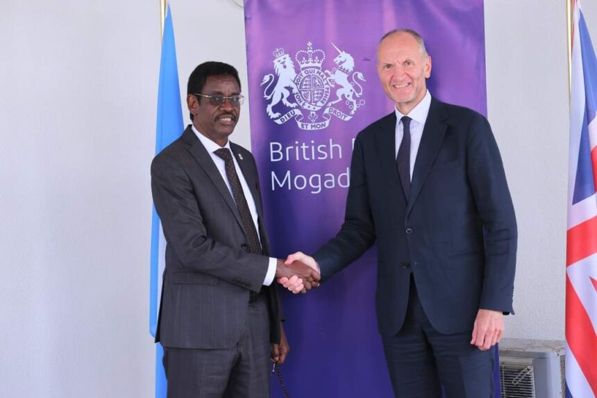 Somali Security Minister holds discussions with British Ambassador