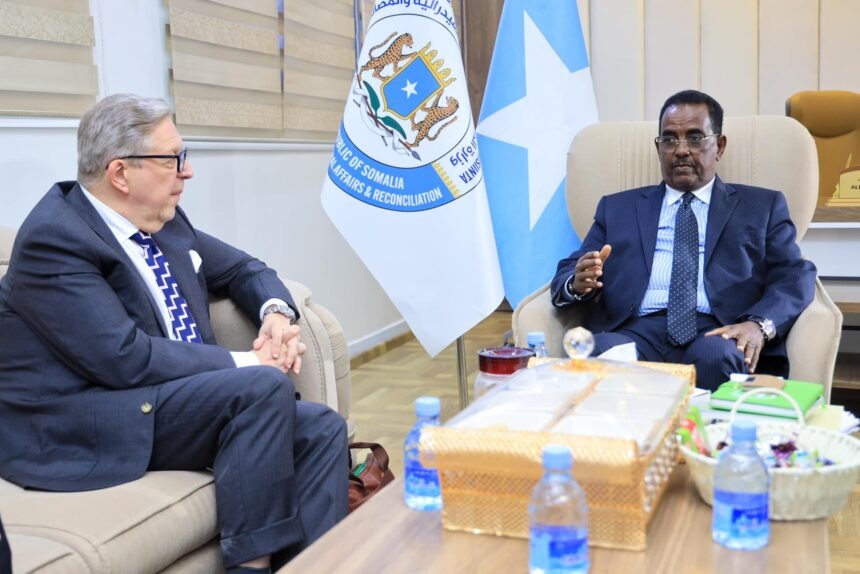 Somalia's Minister of Interior Meets with Finnish Delegation to Discuss Key Issues