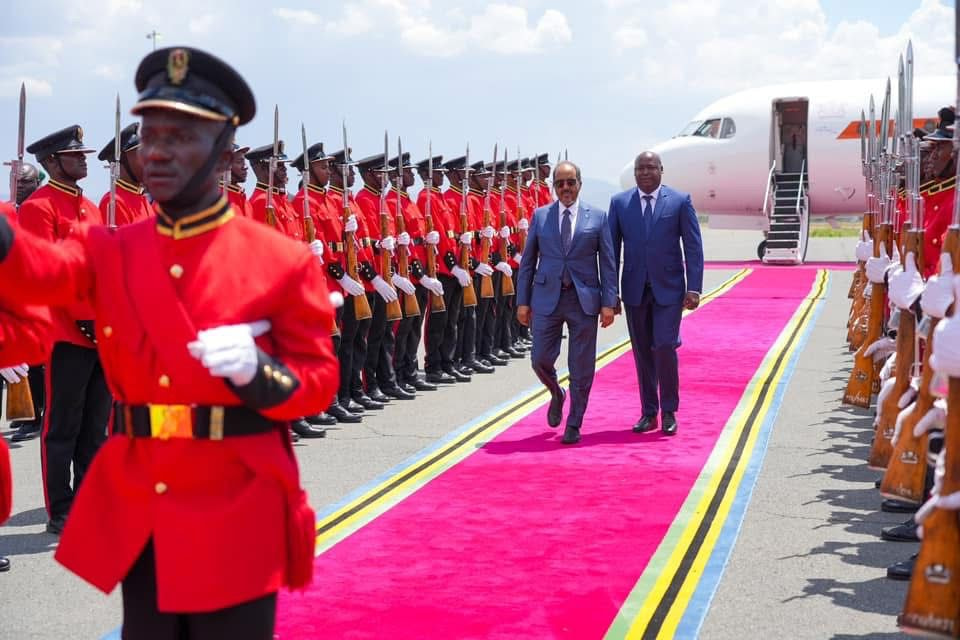 President Hassan Sheikh Mohamud Arrives in Arusha for EAC Summit