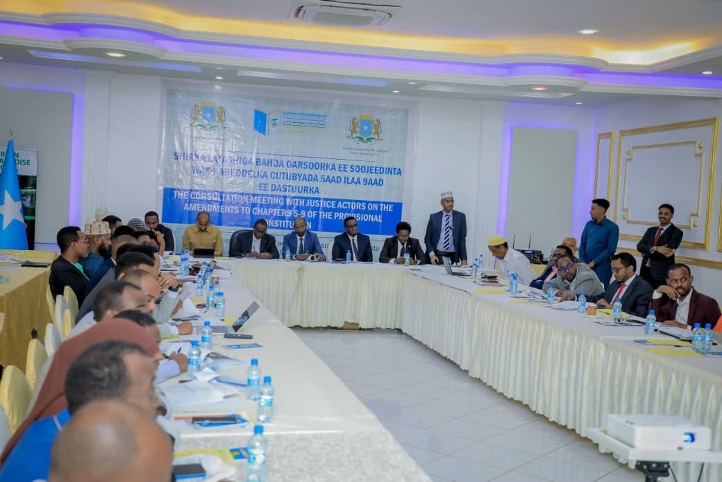 Chief Justice opens meeting on proposed amendments to chapter 5-9 of the Provisional Constitution