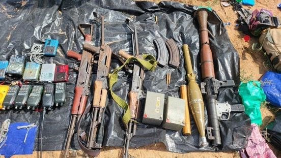 Al Shabaab suspect killed, explosives and guns recovered in confrontation in Fafi, Garissa county