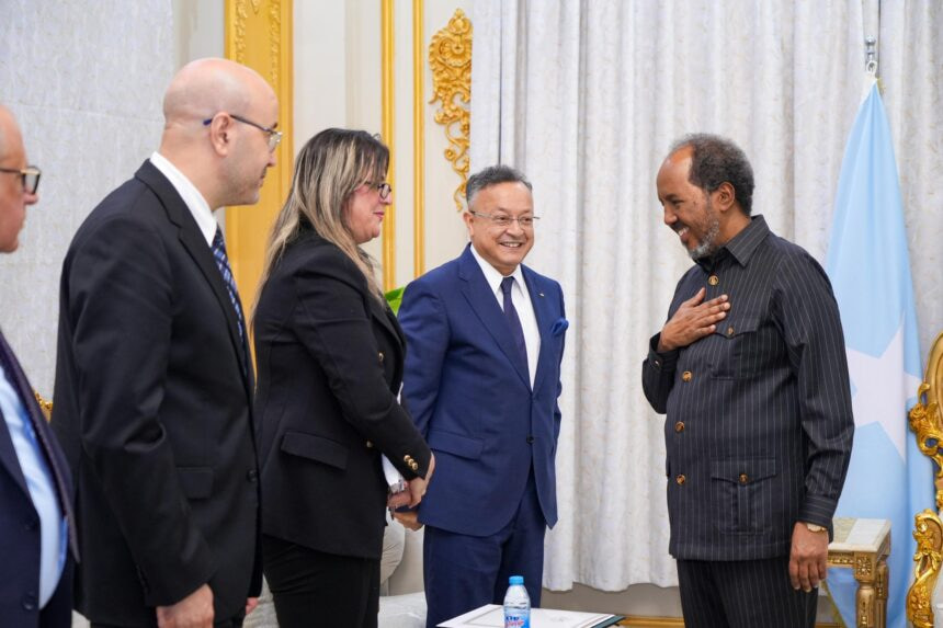 President Hassan Sheikh Mohamud Receives High-Level Delegation from the Government of Algeria