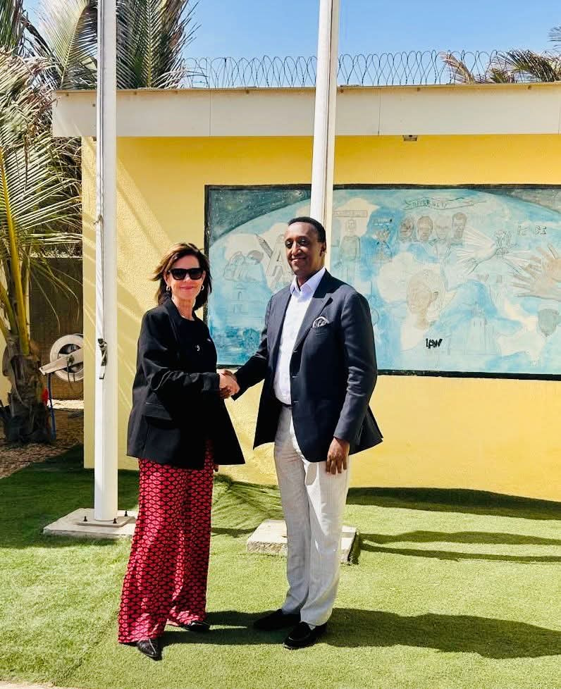 Chairman of the National Independent Electoral Commission meets with EU Ambassador