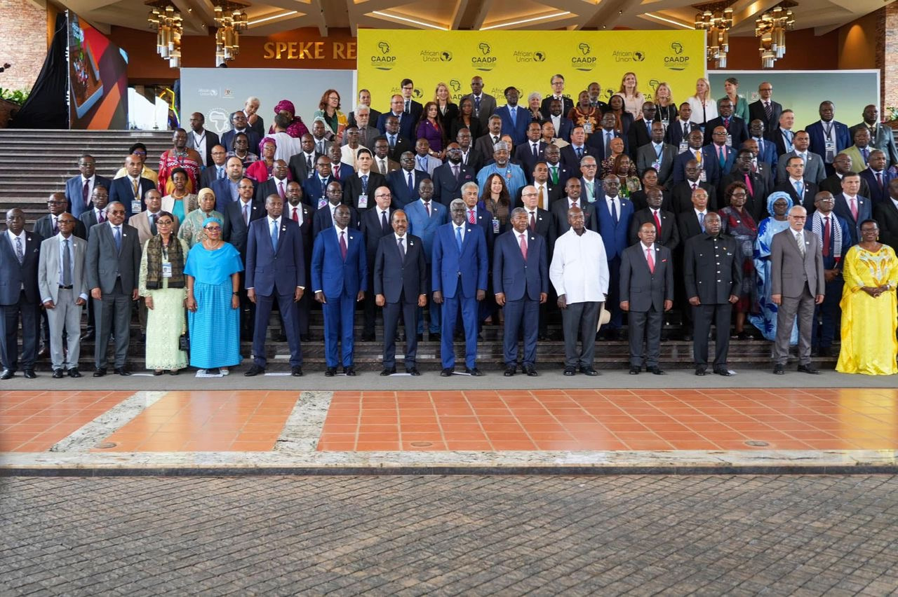 President Hassan attends International Summit on African Agricultural Development in Kampala
