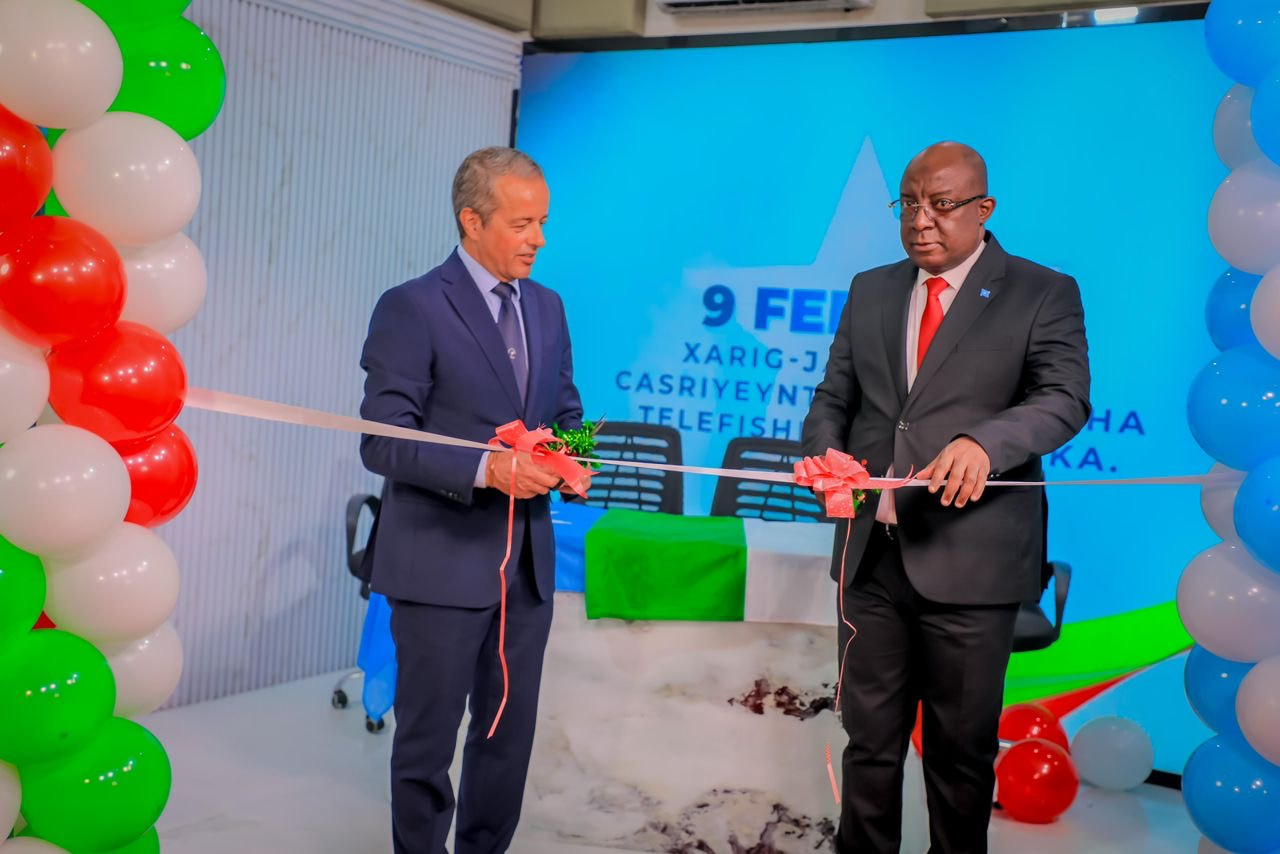 Somalia, Italy Celebrate the Launch of Enhanced Somali National TV Studios