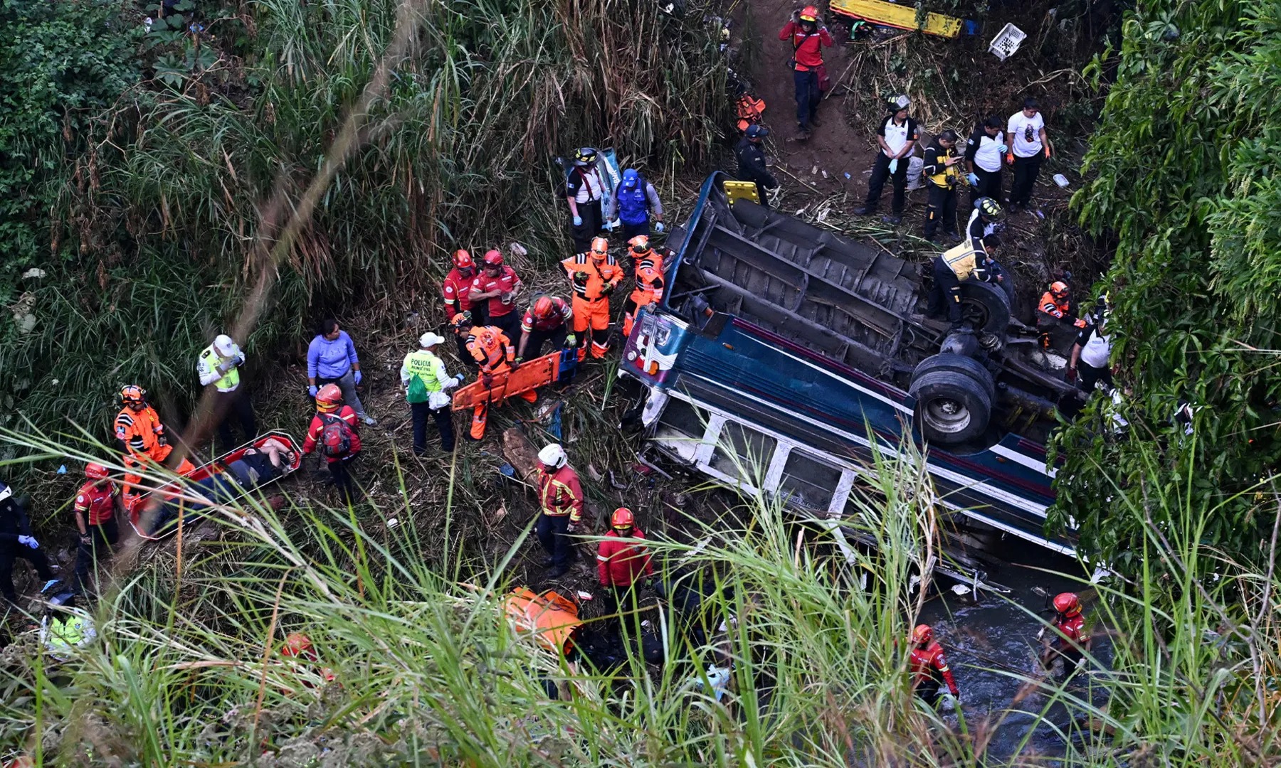 Guatemala bus crash kills more than 50 people