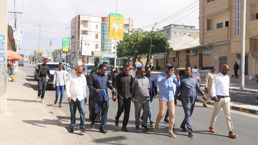 National Independent Electoral and Boundaries Commission Inspects Voting Centers in Banaadir Region