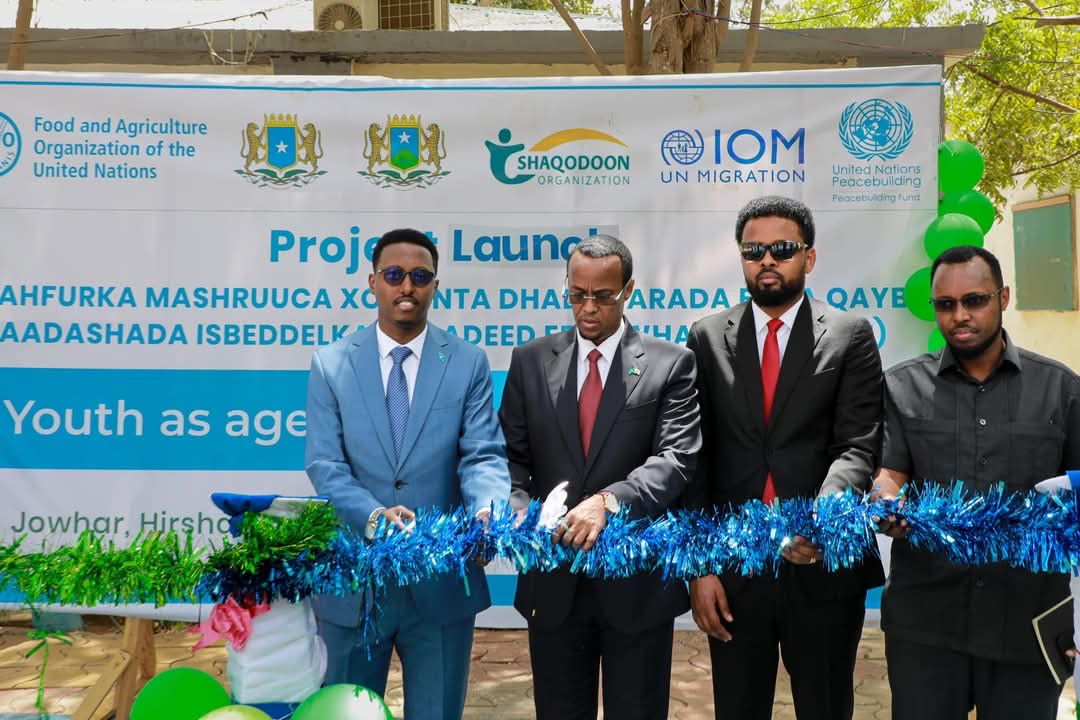 Youth and Peace project launched in Hirshabelle State