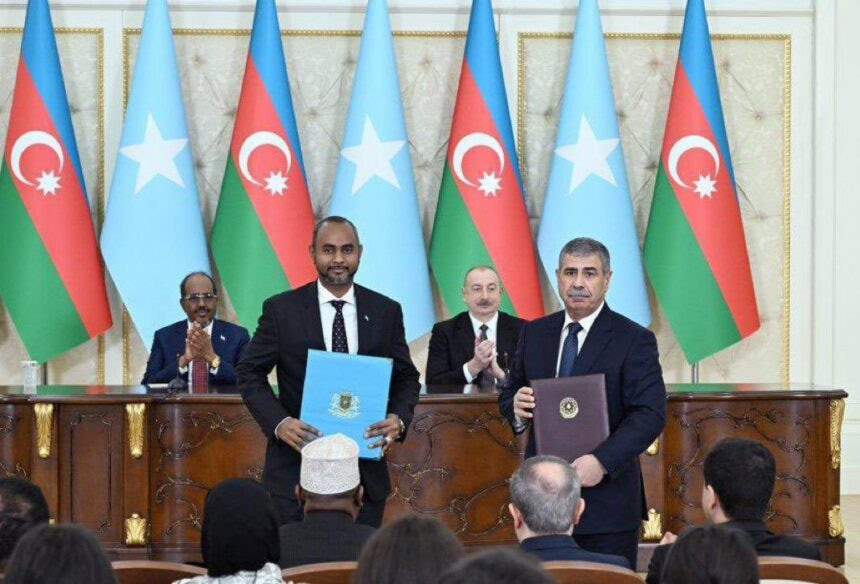 Somalia and Azerbaijan Sign Defense and Industrial Cooperation Agreement
