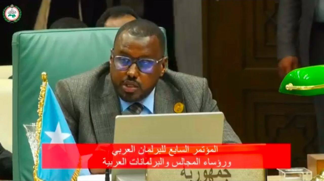 Somalia participates in the 7th Arab Parliament Conference in Cairo