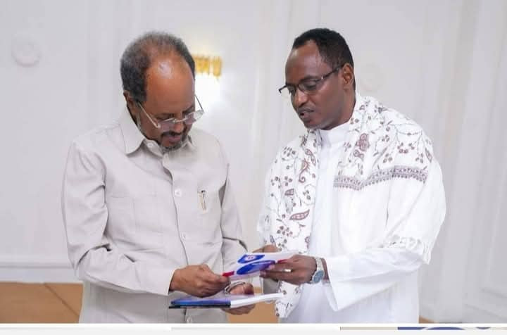 President Hassan receives research reports on the improvements of the capital