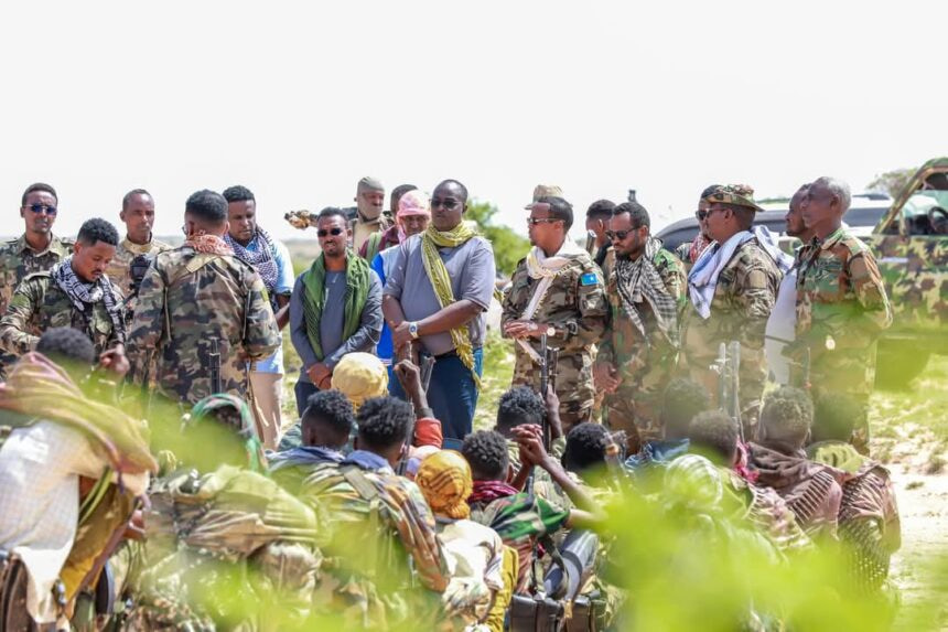 Hirshabelle President Inspects Armed Forces, Pledges Unity in Fight Against Khawarij
