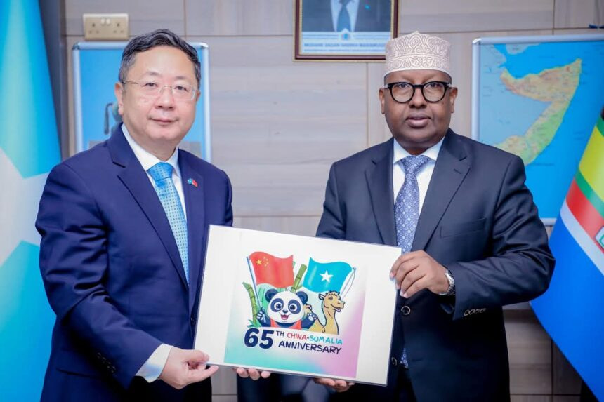 Somalia's Foreign Minister Holds Talks with Chinese Ambassador to Strengthen Bilateral Cooperation