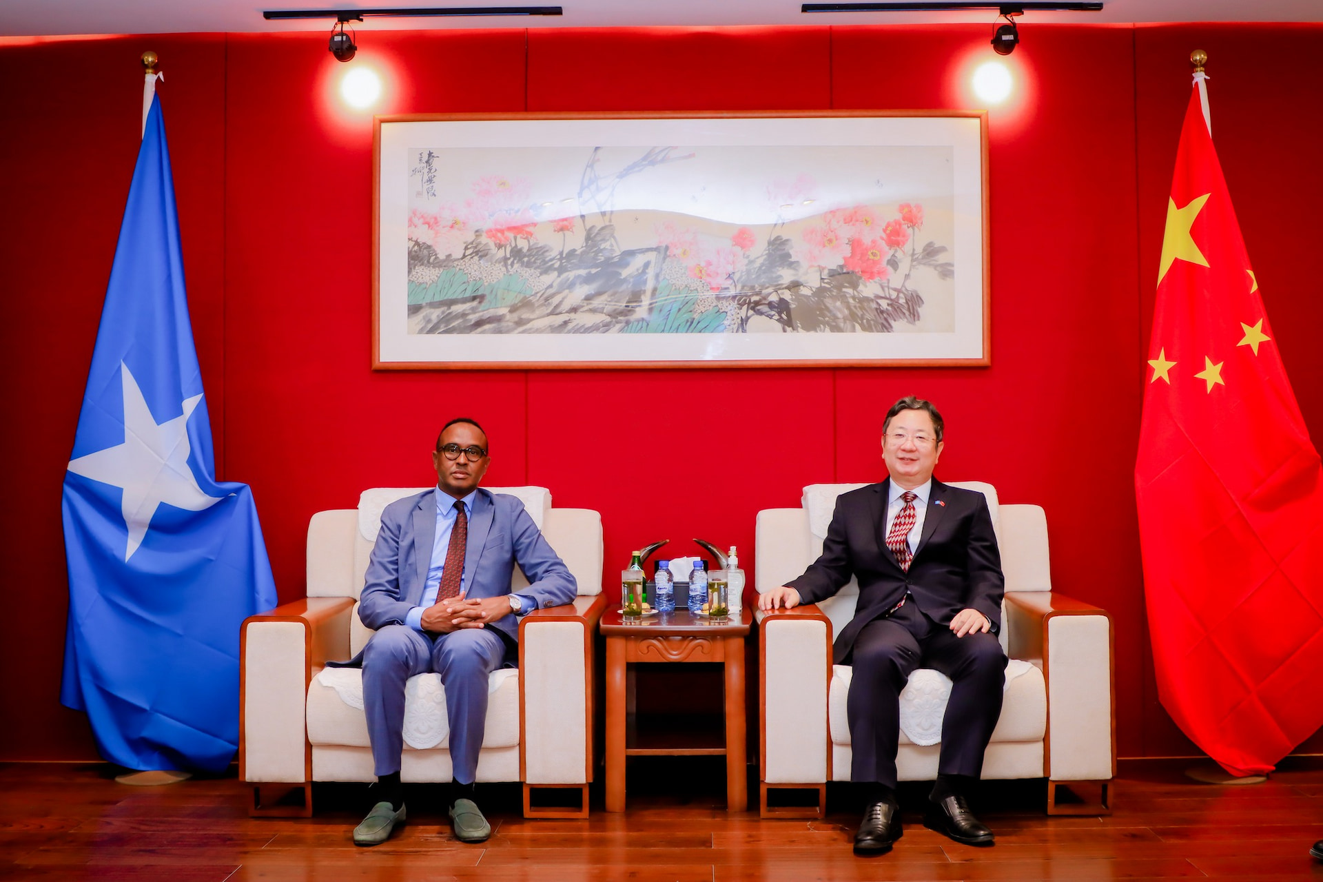 SoDMA Commissioner and Chinese Ambassador Discuss Aid Delivery to Conflict-Affected Regions