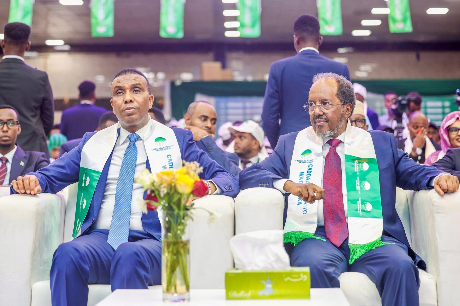 President Hassan Sheikh Attends Launch of New Political Party ‘Justice and Solidarity’