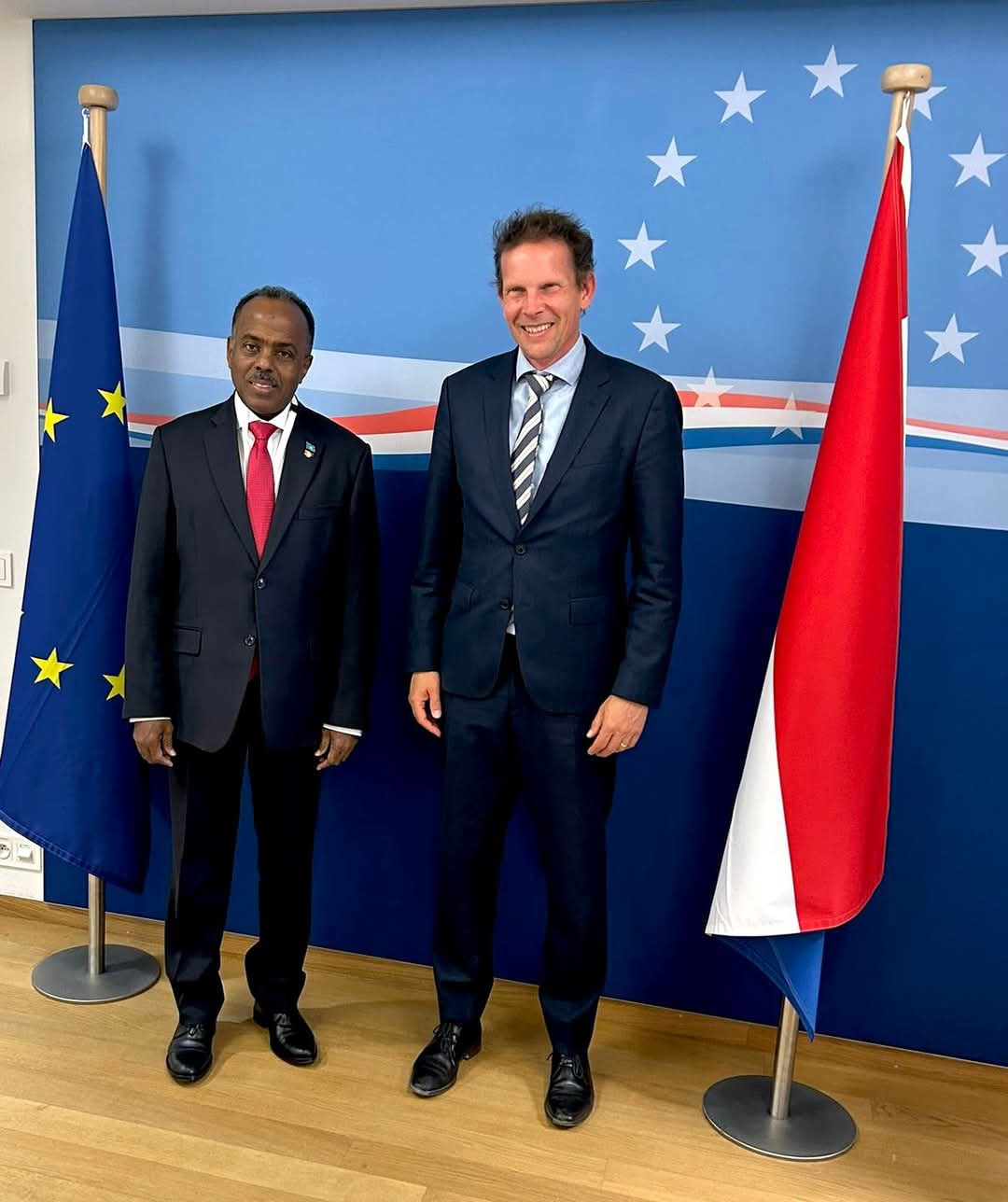 Somali State Minister for Foreign Affairs Holds Sideline Meetings with European Partners in Brussels