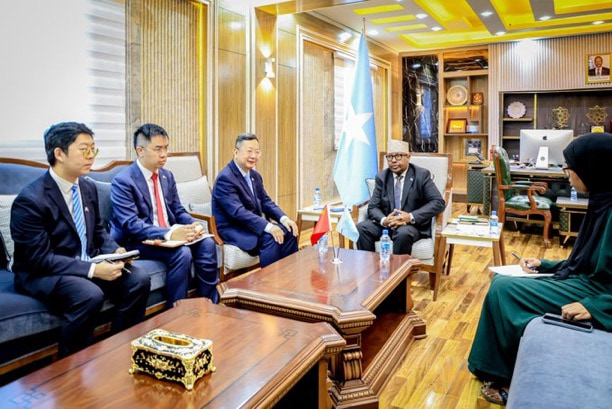 Minister of Defence receives Chinese Ambassador to Somalia