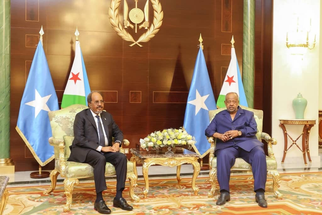 President Hassan Sheikh Holds Strategic Talks with Djiboutian Counterpart