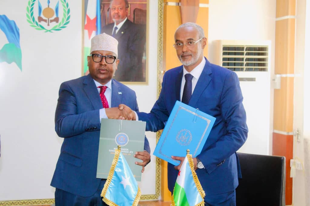 Somalia and Djibouti Sign Status of Forces Agreement to Strengthen Bilateral Security Cooperation