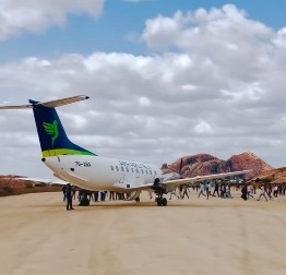 Buur Hakaba Receives First Cargo Flight After Airstrip Completion