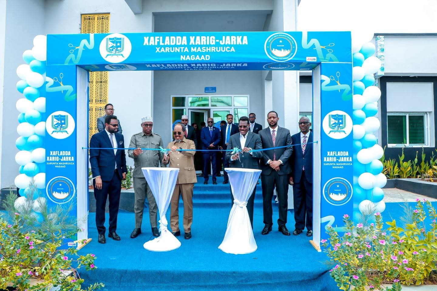 President Hassan Sheikh Inaugurates Key Development Projects in Galmudug Capital Dhusamareb