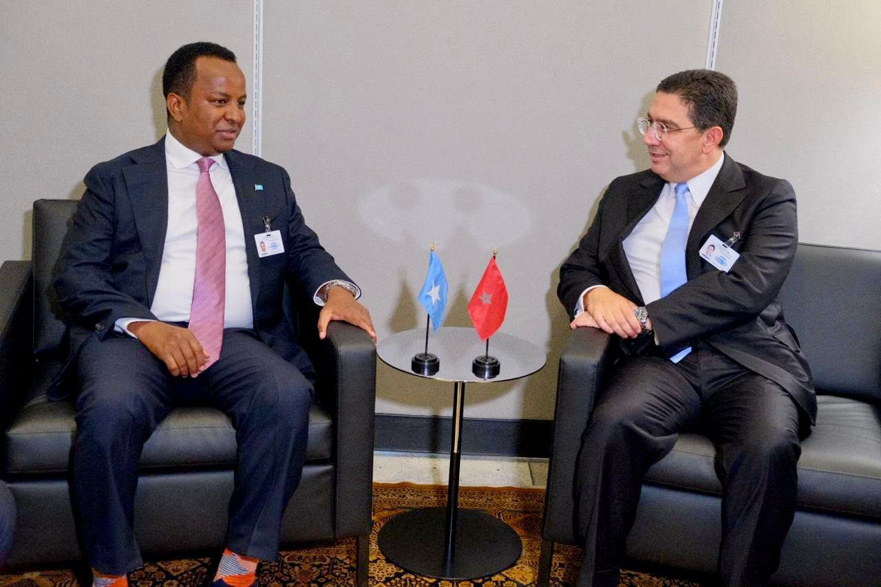 Somali and Moroccan Foreign Ministers Meet on Sidelines of UN General Assembly