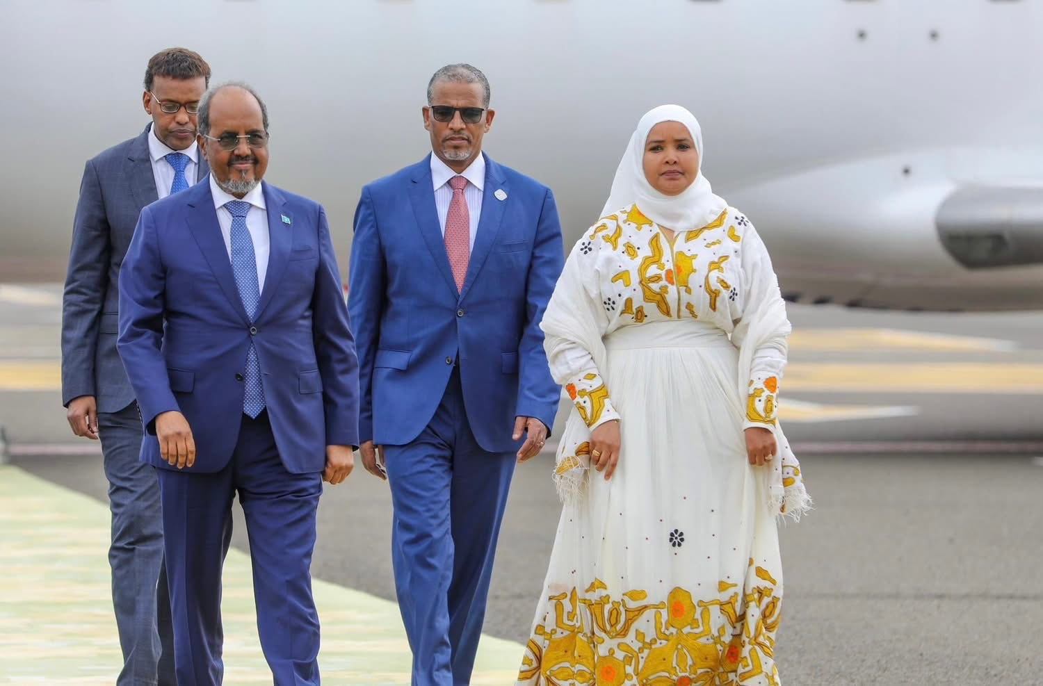 President Hassan Sheikh Arrives in Addis Ababa for 2nd Africa Climate Summit