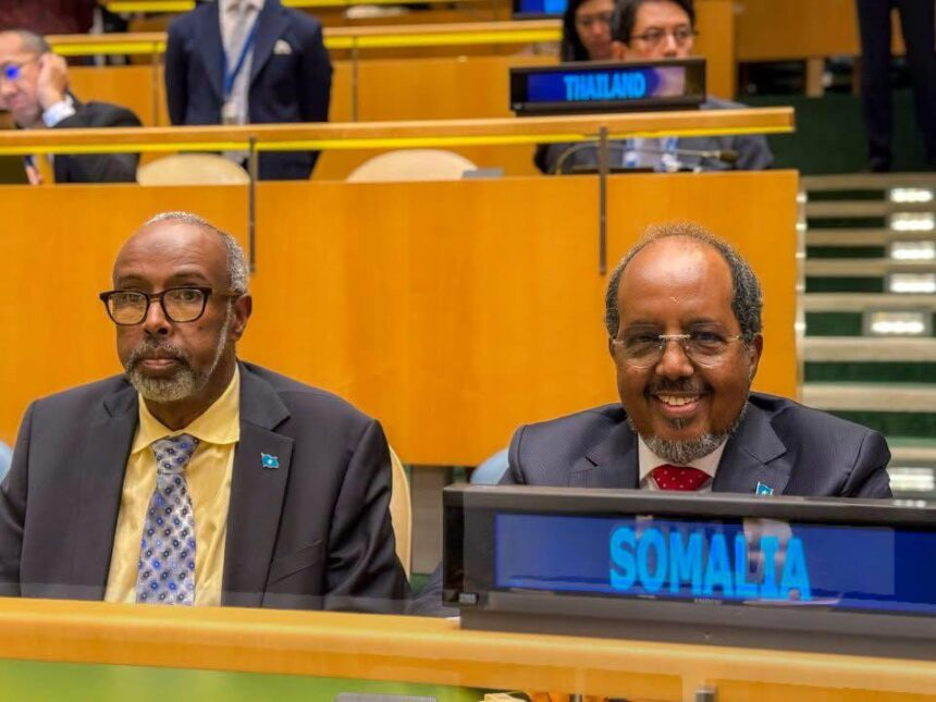 President Hassan Sheikh Mohamud Attends High-Level Conference on Palestinian Statehood in New York