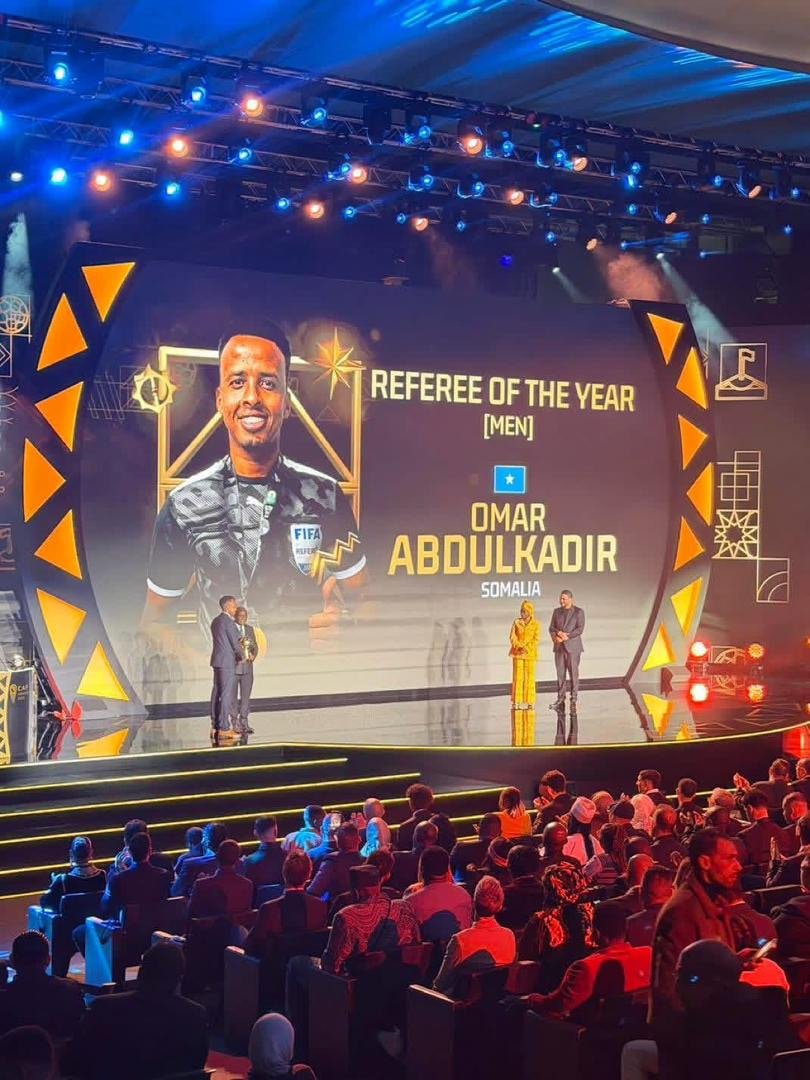 Somali Referee Omar Abdul Kadir Shines as CAF Awards Celebrate African Football Excellence