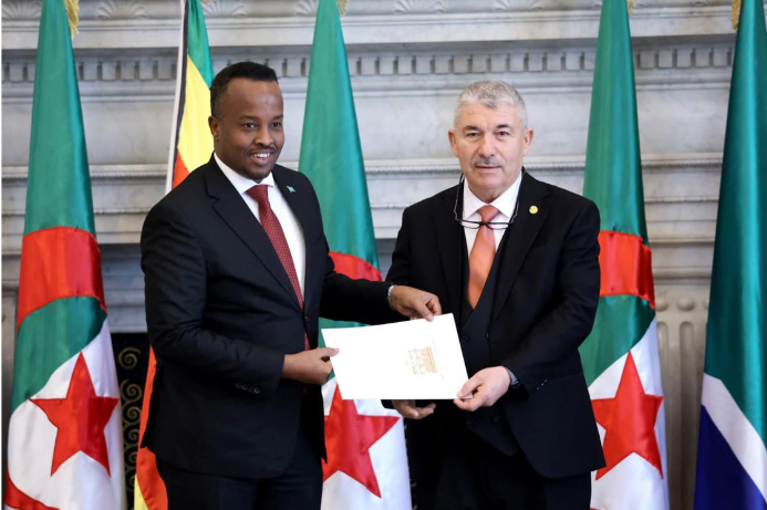 Somalia and Algeria to Establish Parliamentary Friendship Committee; Ambassador Hassan Meets Senate Leadership