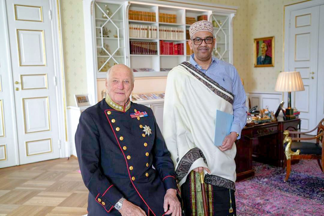 Somalia’s Ambassador to Sweden, Non-Resident Ambassador to Norway, Presents Credentials to King Harald V