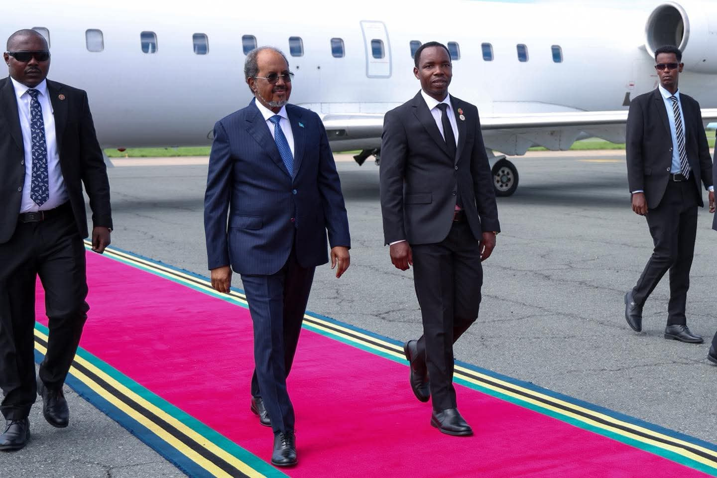 President Hassan Sheikh Arrives in Arusha for 25th East African Community Summit