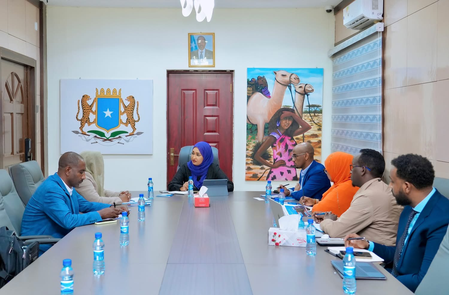 Minister of Family Meets UN Human Rights Delegation in Mogadishu