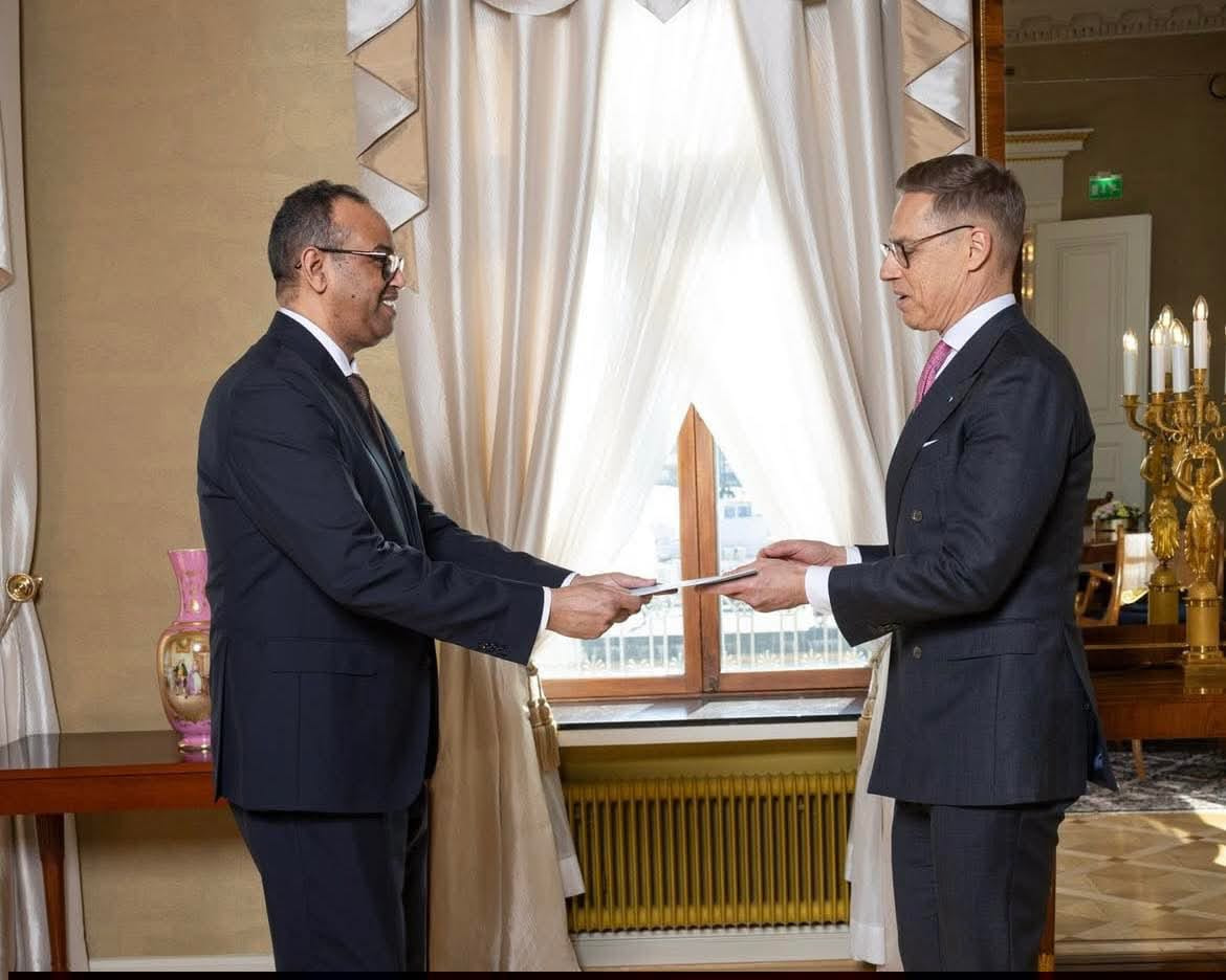 New Era: Somalia's First Ambassador to Finland Presents Credentials