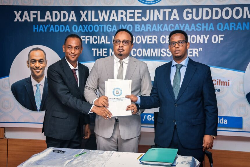 New NCRI Commissioner Liban Abdi Igal Assumes Office in Mogadishu