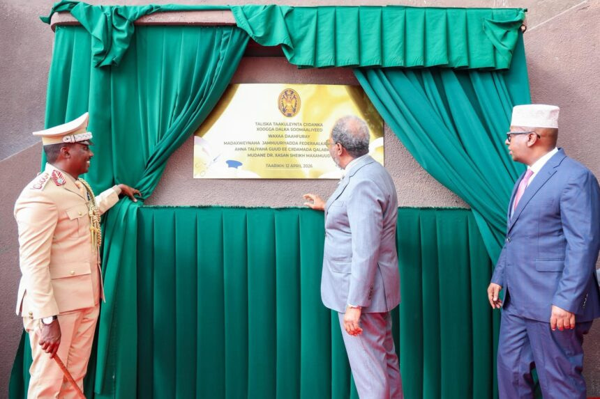 President Hassan Sheikh Inaugurates New Military Logistics and Communications Headquarters