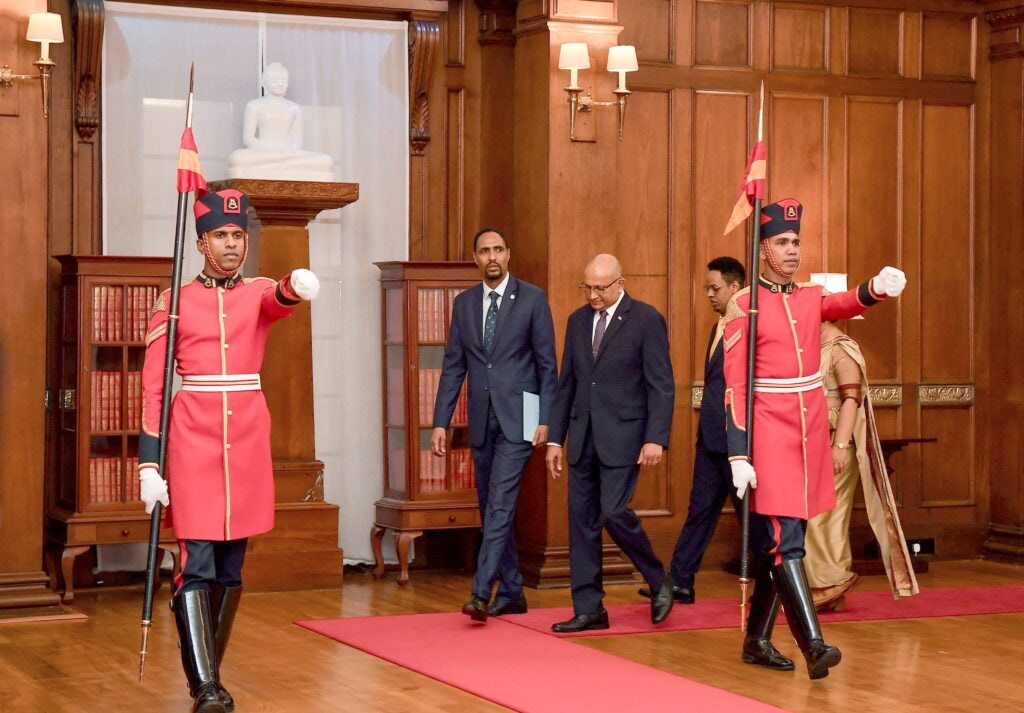 Somalia’s Ambassador Meets Sri Lankan President to Strengthen Bilateral Ties