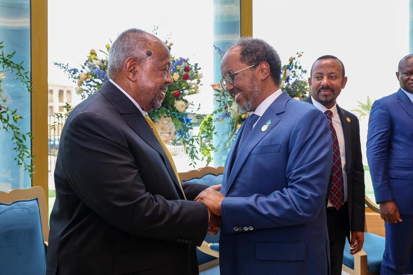 President Hassan Sheikh Attends Inauguration of Djibouti’s Re-Elected President