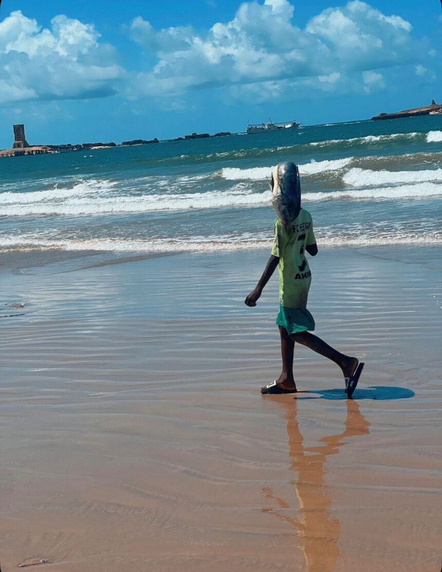 Hope Amid the Waves: Young Somali Boy Braves the Sea for Survival in Barawe