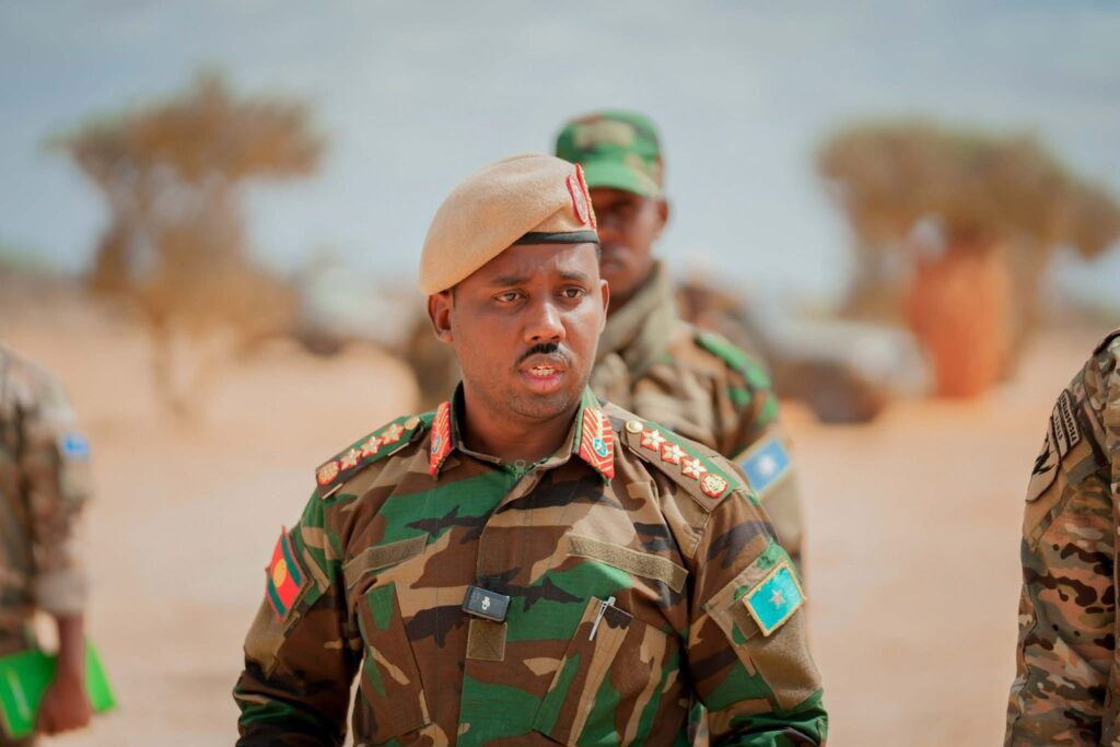 Somali Army Chief Inspects Near-Completed Danab Military Base in Dhusamareb