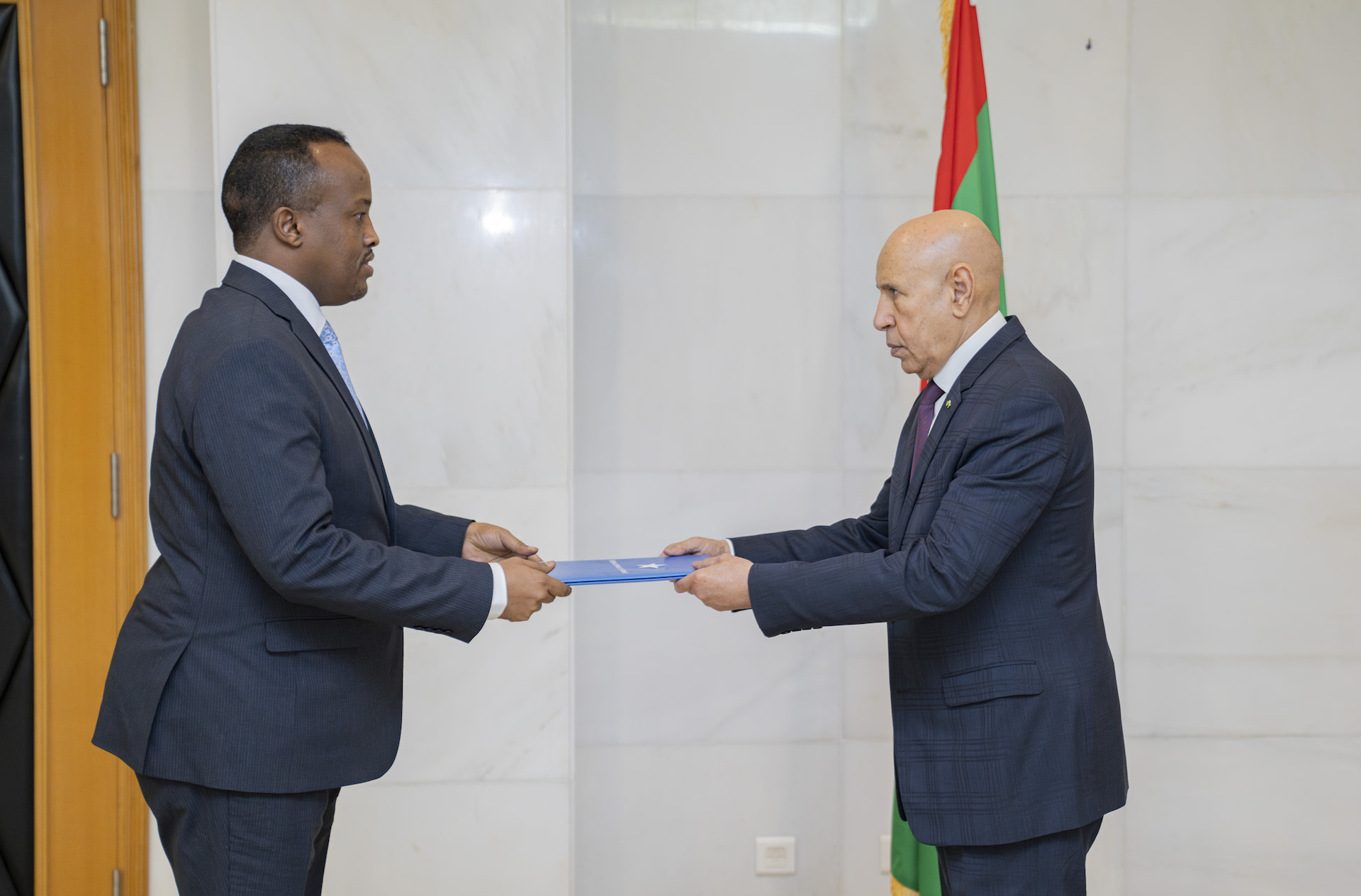 Somali Ambassador Presents Credentials to President of Mauritania